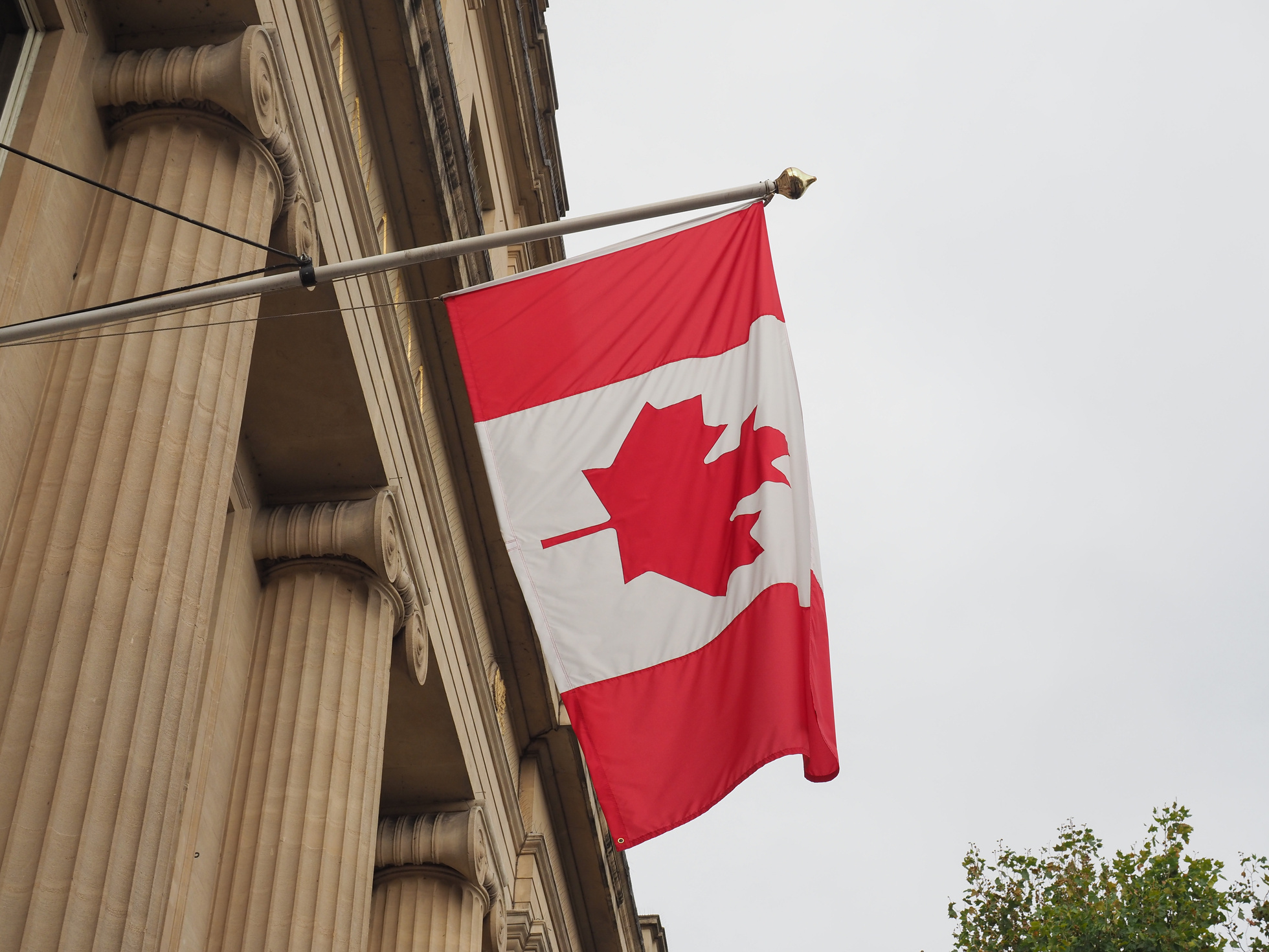 Canadian flag of Canada